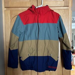 Burton Kids Jacket - Red, Blue, Tan